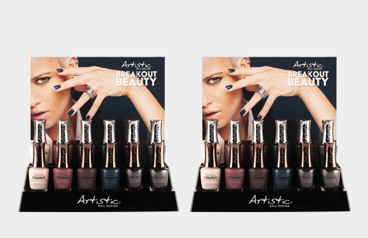 Breakout Beauty displays